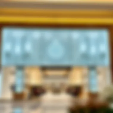 High-End Brand Storefront in Dubai Mall Luxurious storefront of a high-end brand