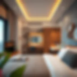 Stylish maids room in JVC showcasing modern amenities