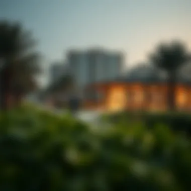 Vibrant community amenities in مرسى البطين including parks and leisure facilities