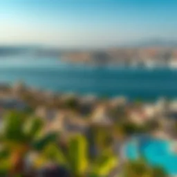 Panoramic view of مرسى البطين waterfront showcasing luxurious properties