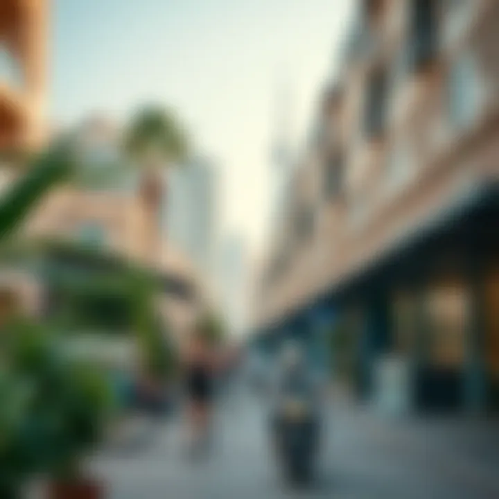 Vibrant community life in Al Barsha with local amenities
