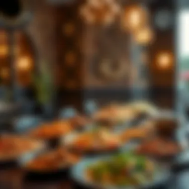 Authentic Flavors of مطعم النشامة An array of colorful, traditional dishes served at مطعم النشامة