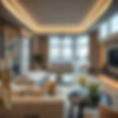 Elegant interiors of a high-end apartment in Palm Jumeirah