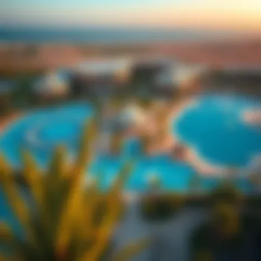 Breathtaking Aerial Perspective Aerial view of Jannah Ras Al Khaimah resort complex