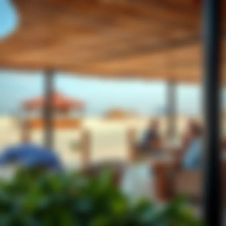Vibrant dining and leisure activities available at Pointe Beach