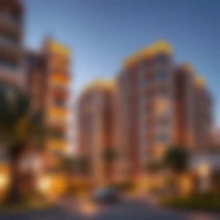 Modern residential buildings in Prime Mizhar