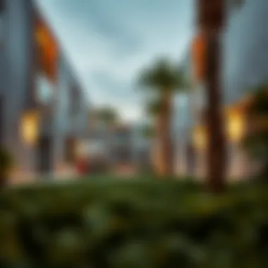 Vibrant community spaces within مشروع رمحان