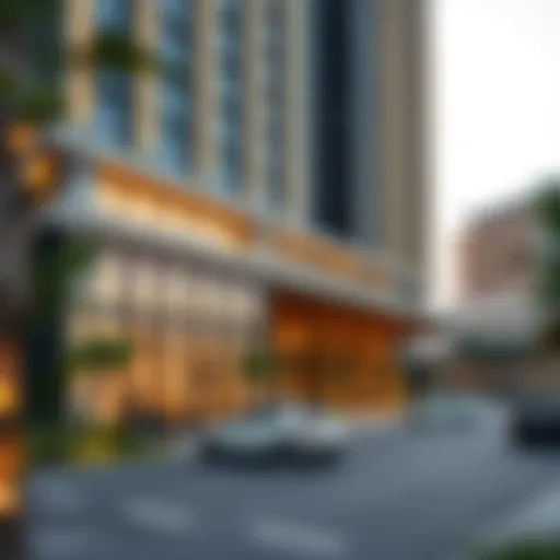 Luxurious exterior view of Radisson Blu Silicon Oasis