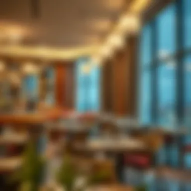 Sophisticated Interior Design of Reef Restaurant Elegant interior decor of Reef Restaurant