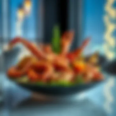 A Delightful Seafood Platter to Savor Delicious seafood platter at Reef Restaurant