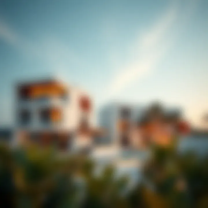 Modern residential buildings on Reem Island