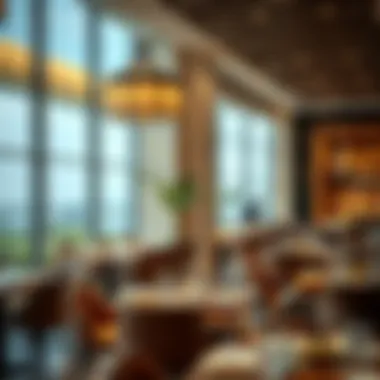 Exquisite Dining Experience at بوابة الشرق مول Inviting dining areas within بوابة الشرق مول