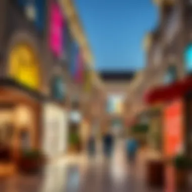 A vibrant array of shopping options at بوابة الشرق مول