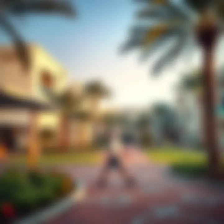 Community park showcasing a vibrant neighborhood atmosphere