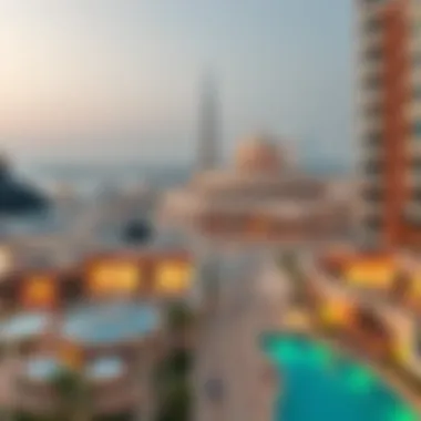 A detailed map highlighting key locations in Oud Metha