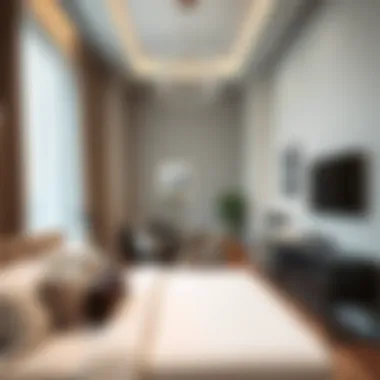 Charming room interior highlighting modern decor