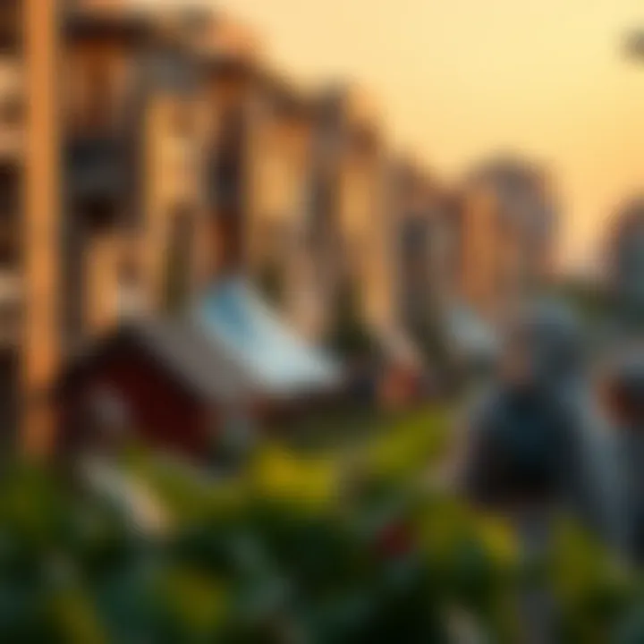 Vibrant community life surrounding Sayyah Residence
