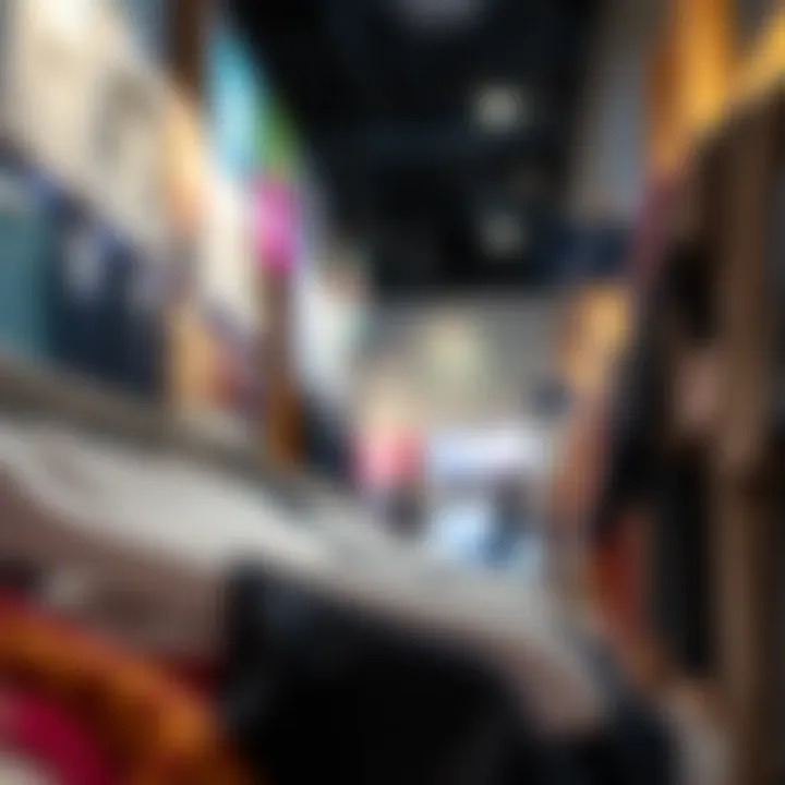A digital platform interface for second-hand clothing in Dubai