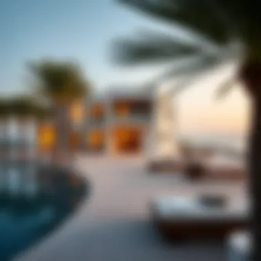 Luxurious beachfront villas overlooking the azure waters