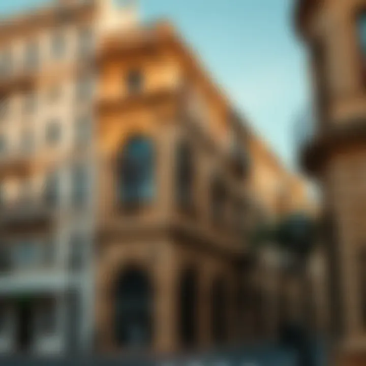 Historic Architecture of Sheikh Rashid Street A close-up of one of the historic buildings along Sheikh Rashid Street