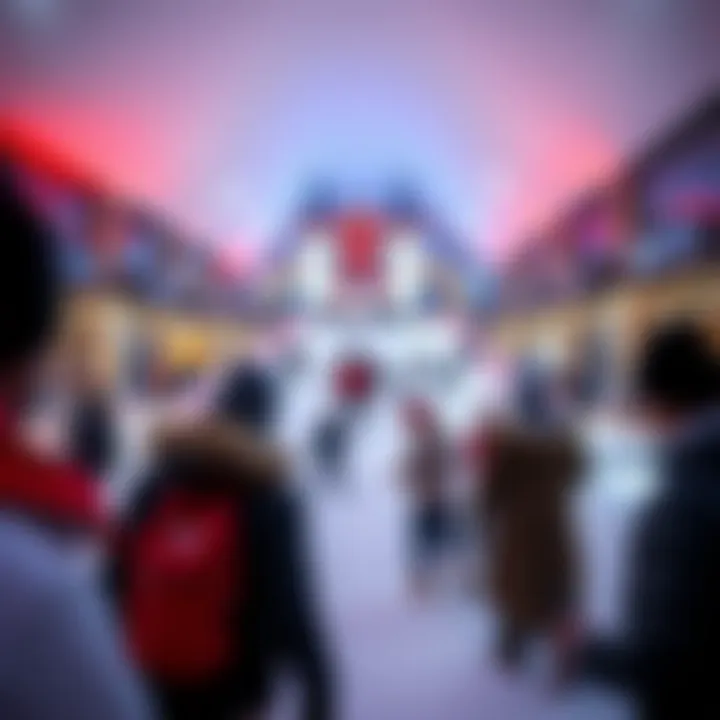 Winter Wonderland Activities at Ski Dubai Visitors enjoying snow activities in Ski Dubai's winter wonderland