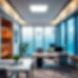 Modern small office interior in Dubai