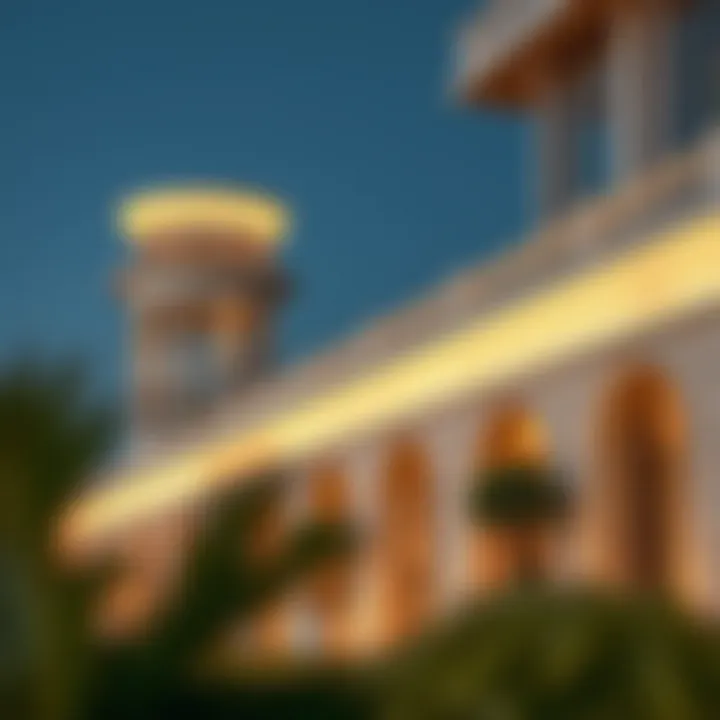Detail of architectural design in Sobha Realty properties