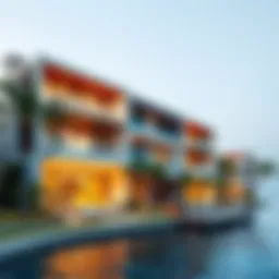 Stunning view of Sobha Sea Haven's architectural facade