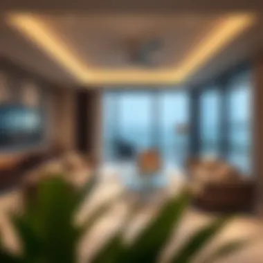 Luxurious interiors showcasing modern design