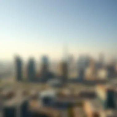 View of Dubai South skyline