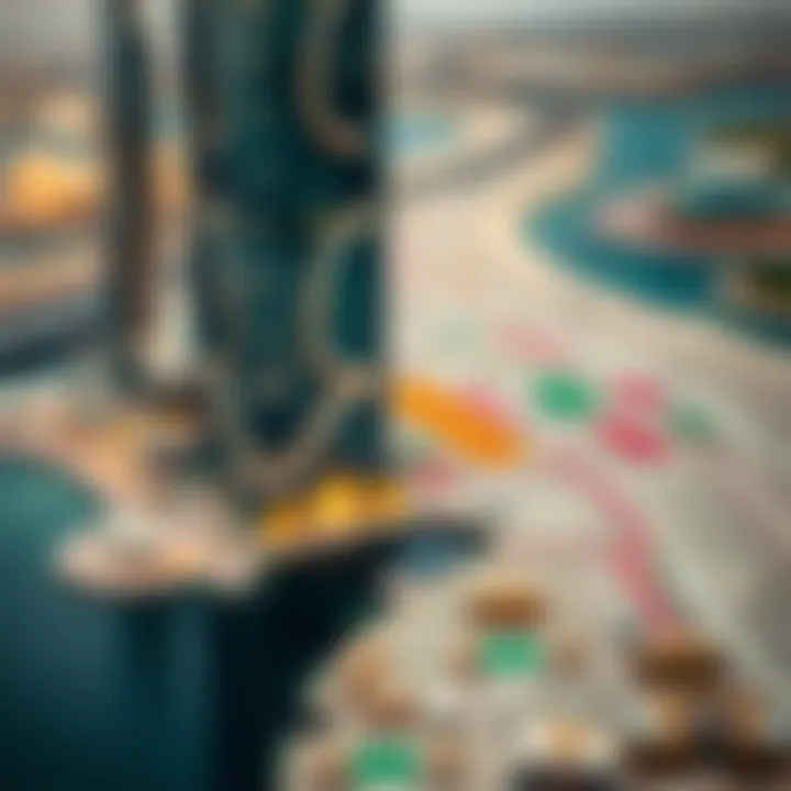 Strategic Sectors in Tasheel Business Bay Map highlighting key sectors in Tasheel Business Bay