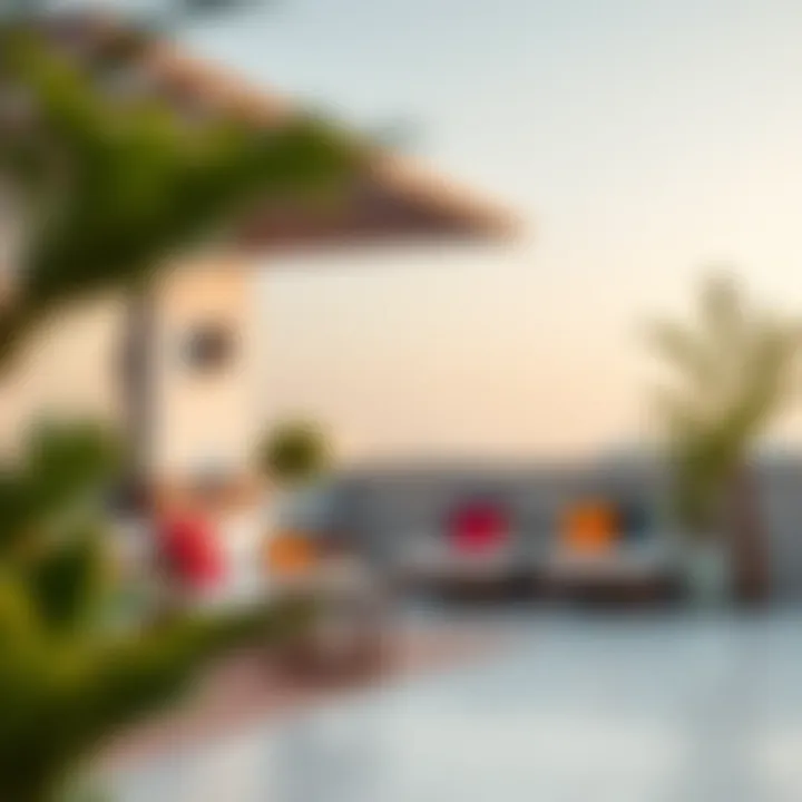 Vibrant Terrazzo Terrace Design A vibrant terrace designed with terrazzo tiles