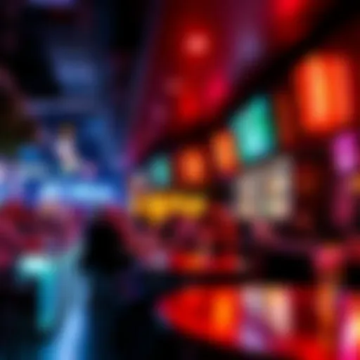 Vibrant bar scene at City Walk