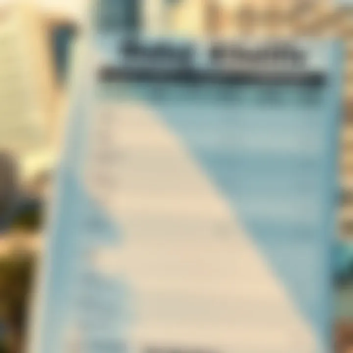 Comparison chart of Dubai attractions