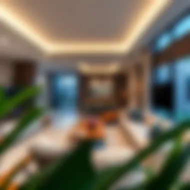 Modern Living Room in Discovery Garden Stylish living room decor reflecting modern design trends in a Discovery Garden residence