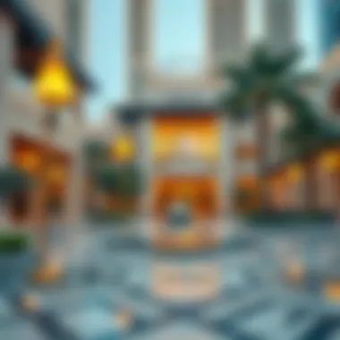 Architectural elegance of الفرسان مول