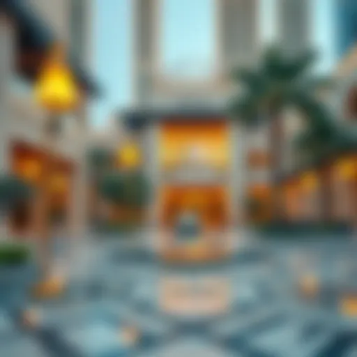 Architectural elegance of الفرسان مول