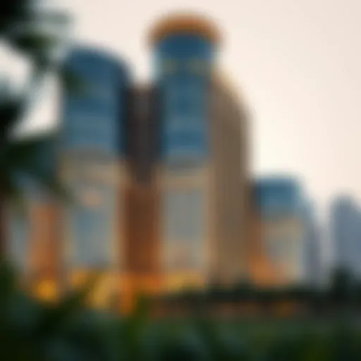 Stunning architectural view of Golden Star UAE
