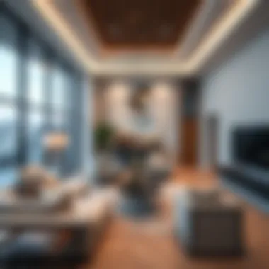 Interior design showcasing luxury living at Golf Green