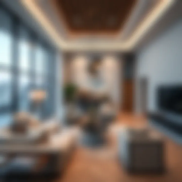 Interior design showcasing luxury living at Golf Green