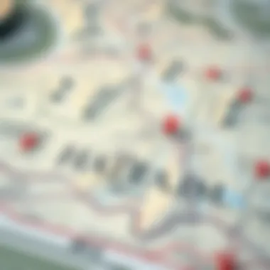Map of Hiking Trails in Hatta A map highlighting various hiking trails in Hatta