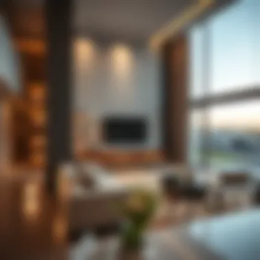 A modern home interior reflecting contemporary design trends