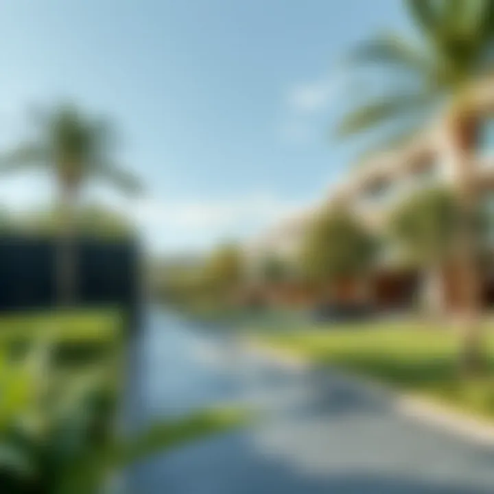 Lush Green Spaces in Layan Community Lush green spaces in Layan community