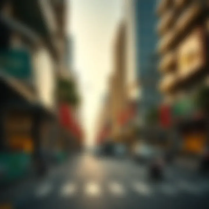 Vibrant urban life surrounding Rove Downtown