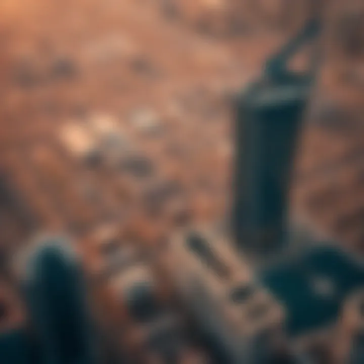 Aerial view of Oud Metha area illustrating its strategic location and accessibility.