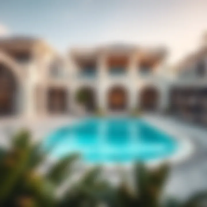 Exquisite Villa Architecture in Dubai Luxury villa in a prestigious Dubai neighborhood