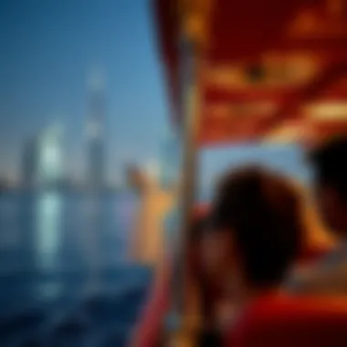 Passengers enjoying a scenic journey on the RTA Boat