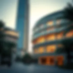 Exterior view of the Sunlight Tower showcasing its modern architecture