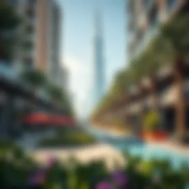 Community Amenities Near Waves Tower Vibrant community amenities surrounding Waves Tower contributing to a dynamic lifestyle
