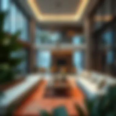 Interior view showcasing the living space